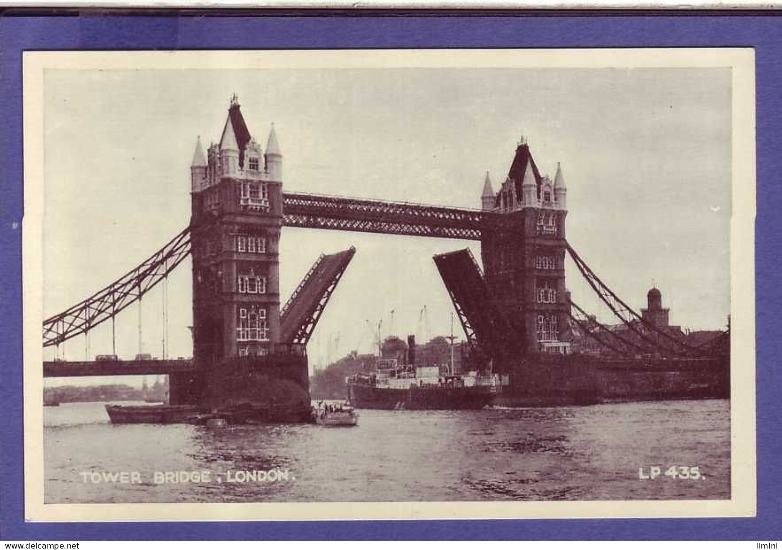 ANGLETERRE - LONDRES - TOWER BRIDGE - PAQUEBOT -  - Tower Of London