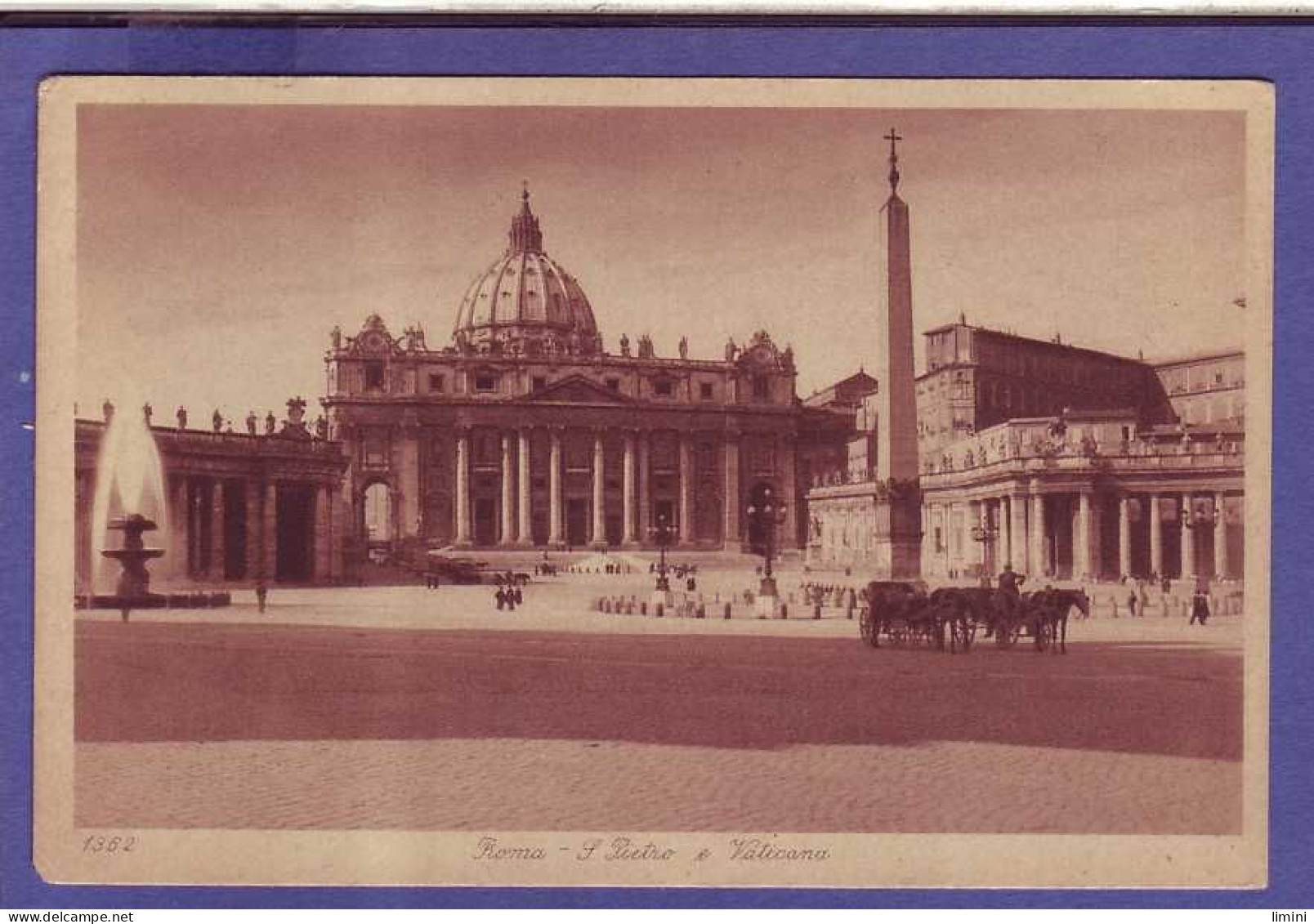 ITALIE - LAZIO - ROME -  PIETRO IN VATICANO - ATTELAGE - ANIMÉE -  - Kirchen