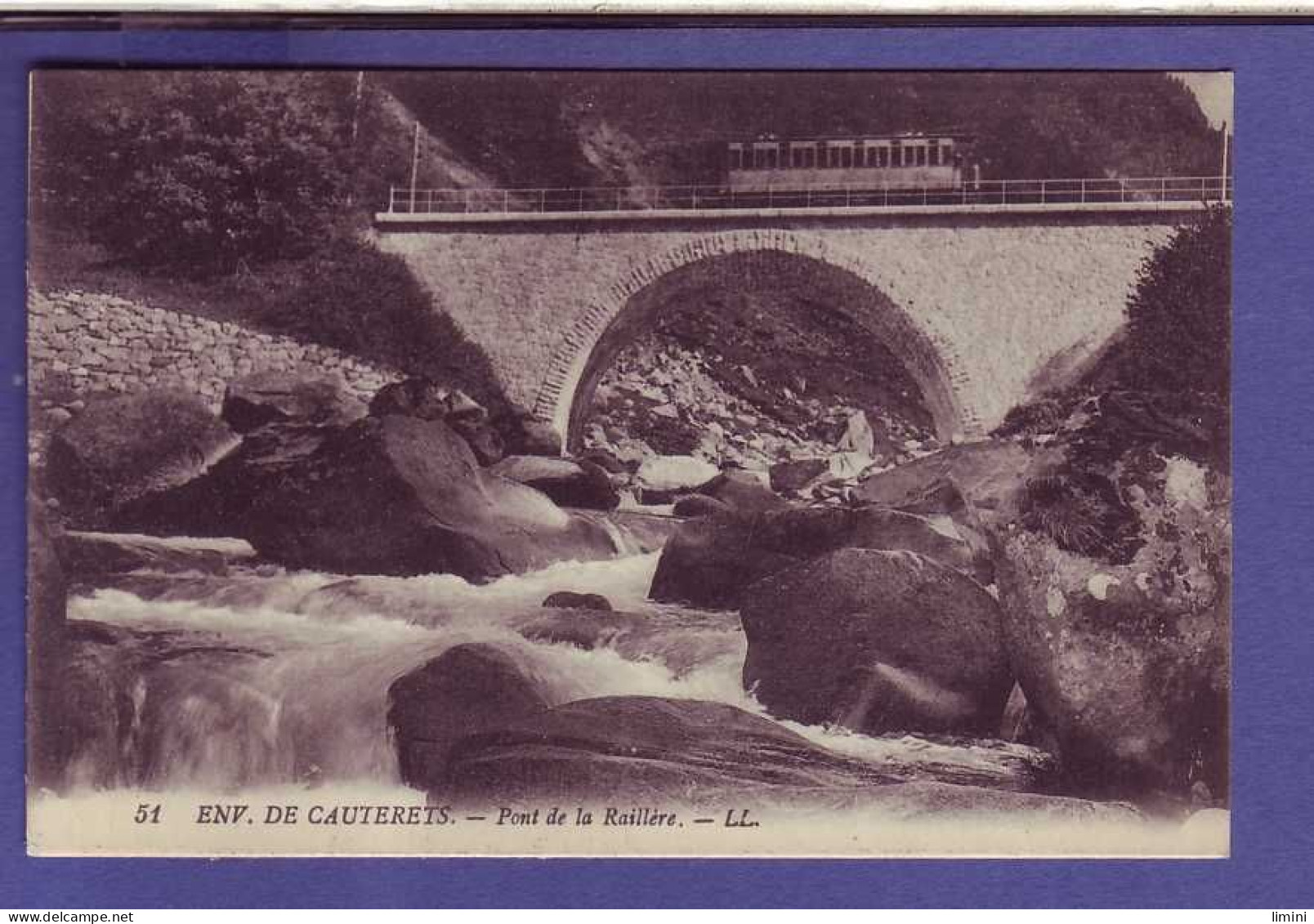 65 - CAUTERTES - PONT De La RAILLÉRE - TRAIN De MONTAGNE -  - Cauterets