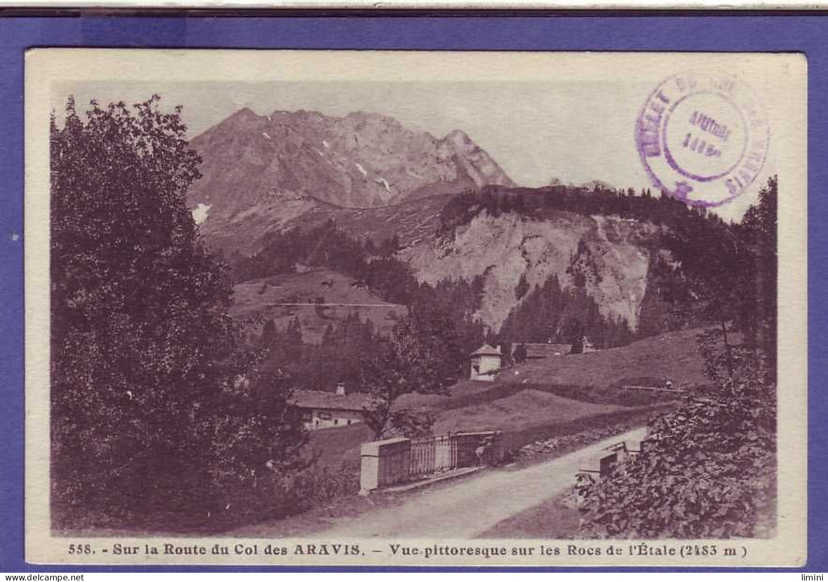 74 - LA CLUSAZ - COL Des ARAVIS - VUE Sur Les ROCS De L''ÉTALE (2485m) ' - La Clusaz