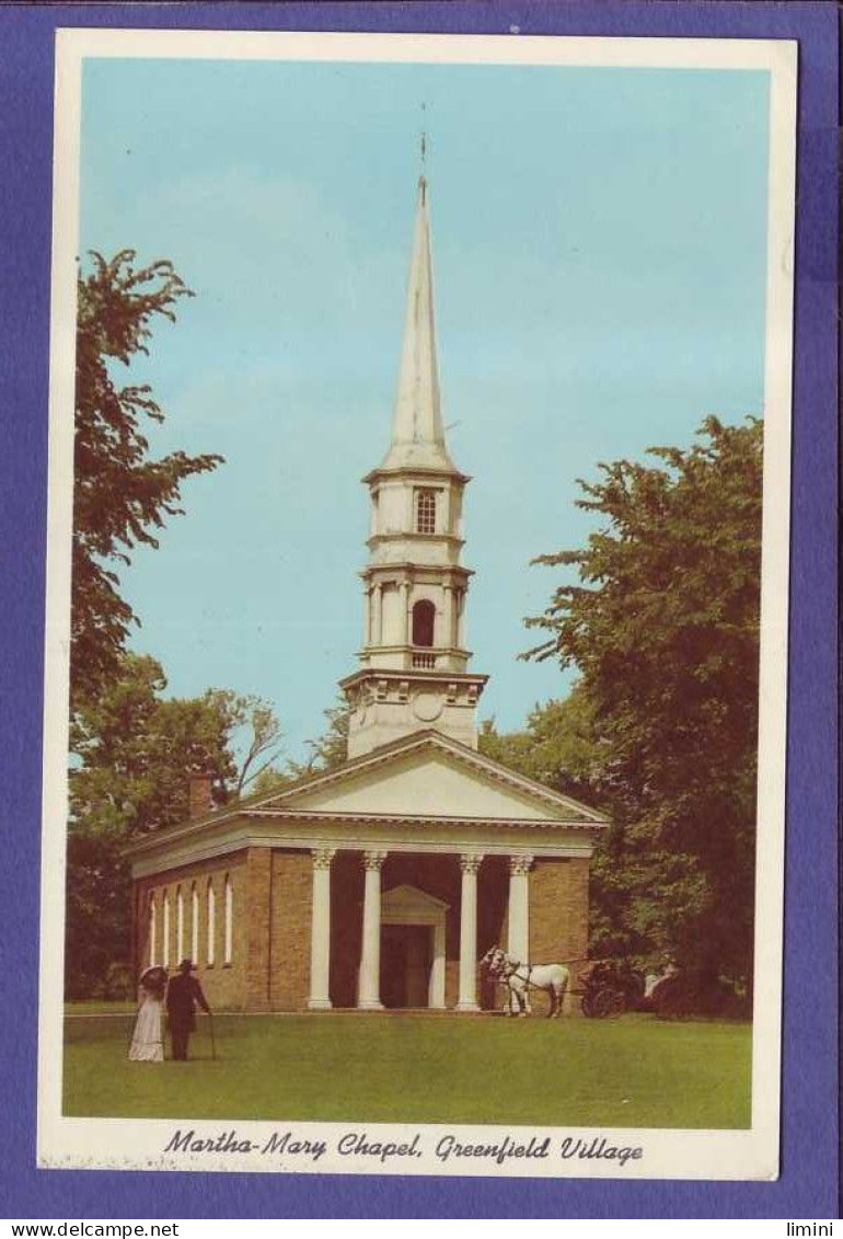 ÉTATS UNIS - MICHIGAN - DEARBORN - GREEFIELD VILLAGE - MARTHA MARY CHAPEL -  - Dearborn