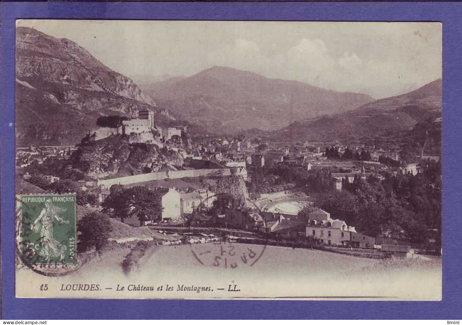 65 - LOURDES - Le CHATEAU Et Les MONTAGNES -  - Lourdes