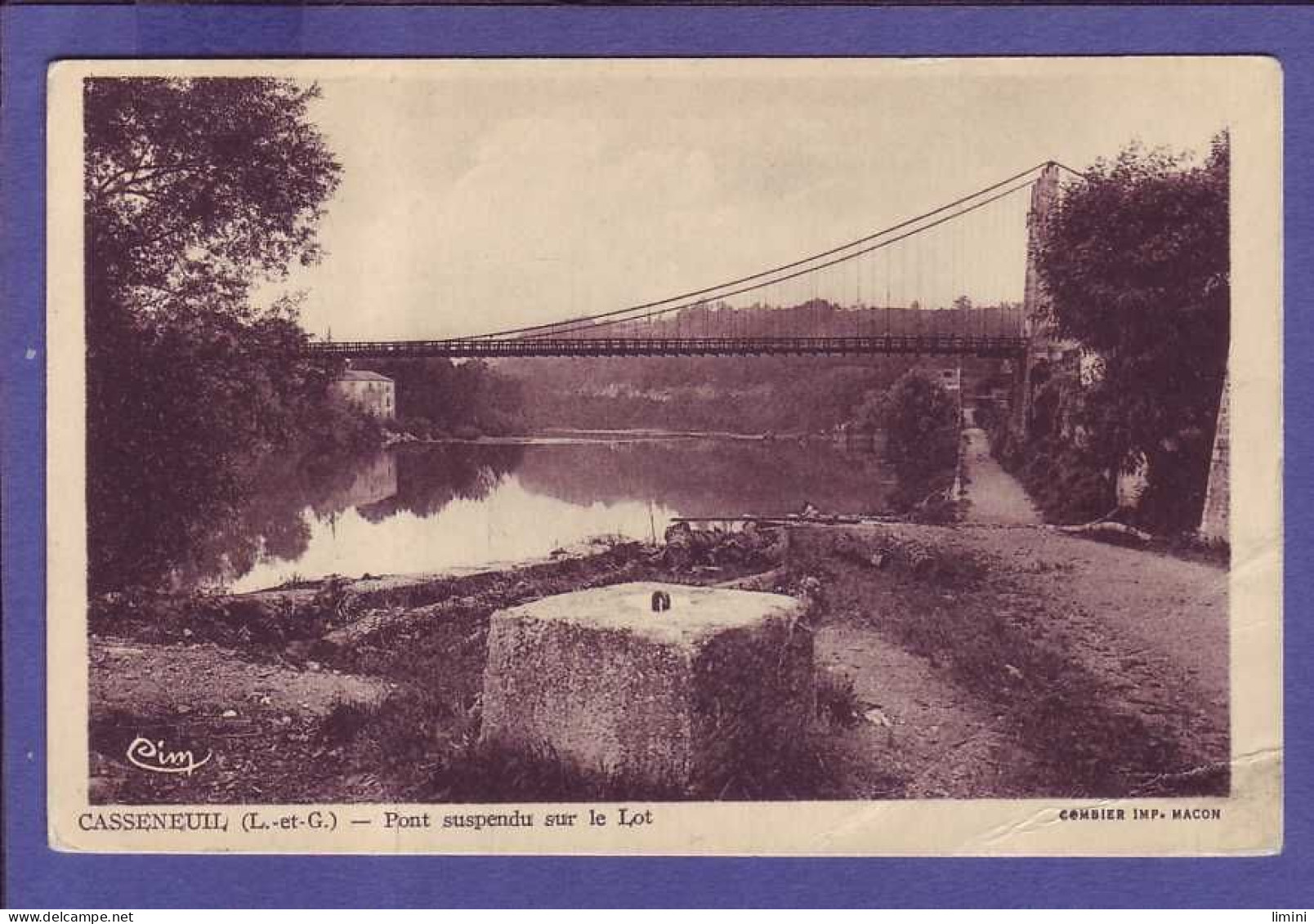 47 - CASSENEUIL - PONT SUSPENDU -  - Other & Unclassified