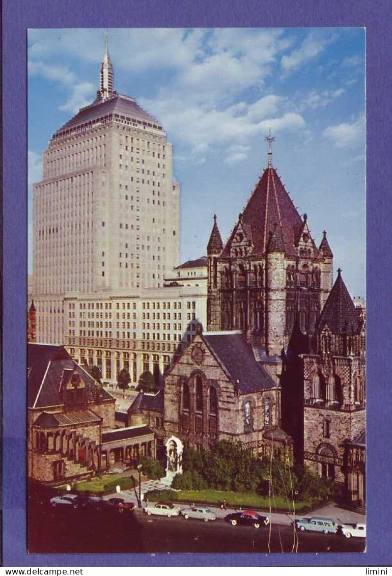 ÉTATS UNIS - BOSTON  MASSACHUSETTS -  HISTORIC TRINITY CHURCH - BUILDING JOHN HANCOCK -  - Boston