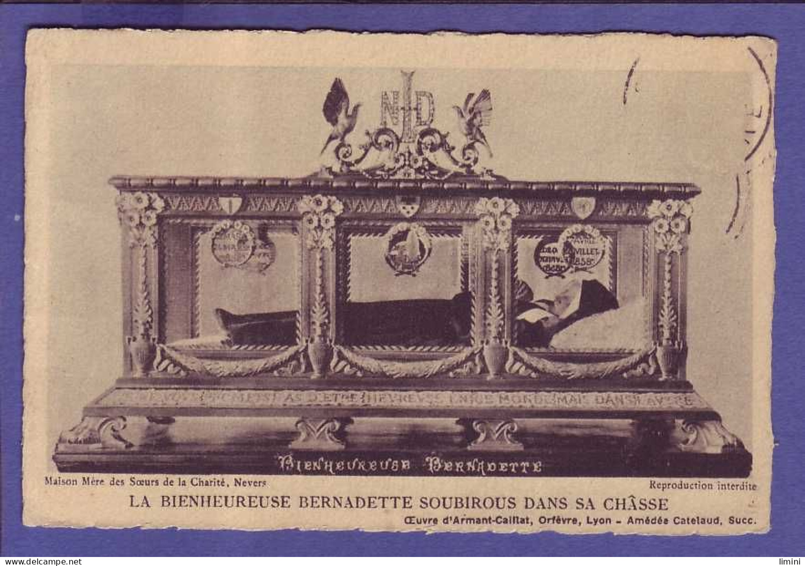 58 - NEVERS - MAISON MÉRE Des SOEURS De La CHARITÉ - BERNADETTE SOUBIROUS Dans Sa CHÂSSE -  - Nevers