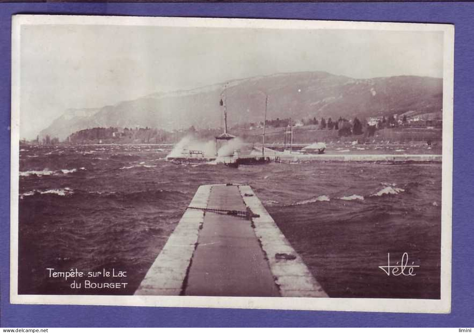 73 - LE BOURGET - TEMPÊTE Sur Le LAC -  - Le Bourget Du Lac