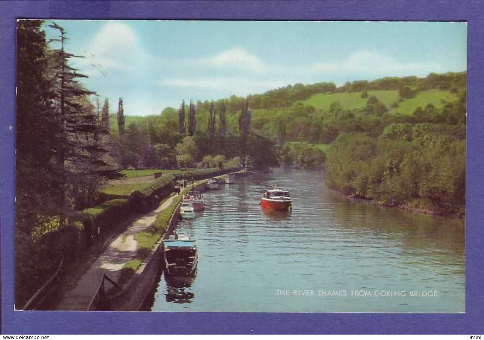 ANGLETERRE - THE RIVER THAMES FROM GORING BRIDGE -  - Otros & Sin Clasificación