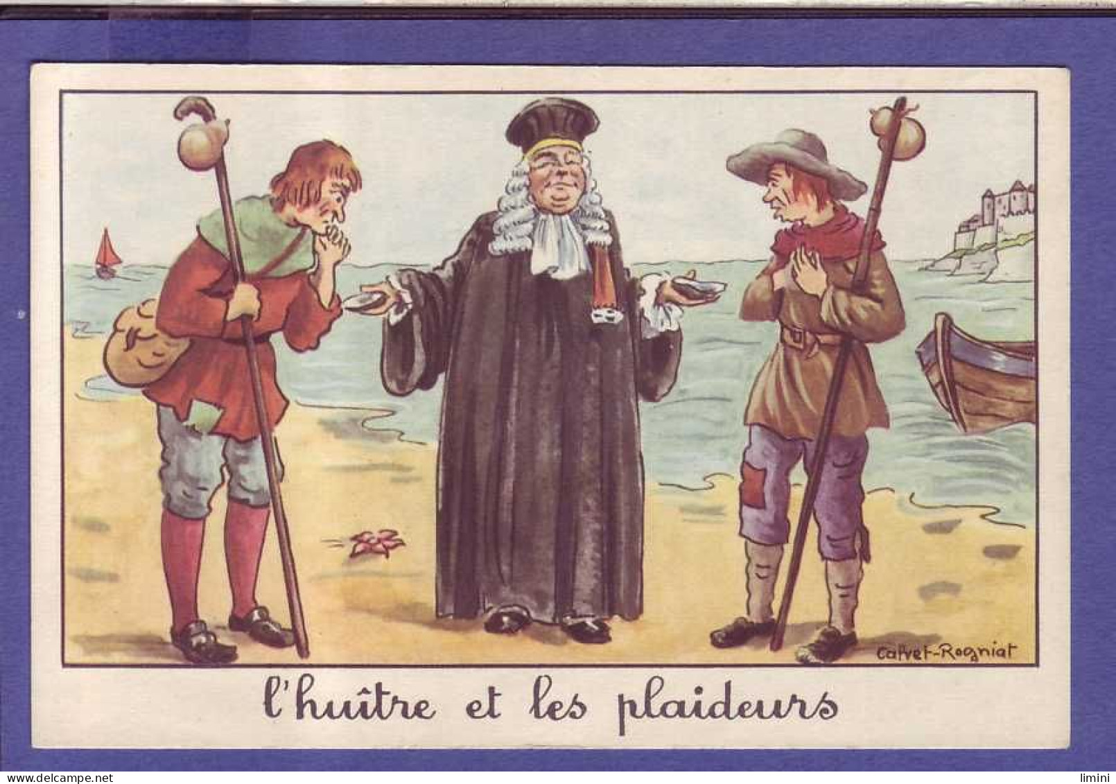 'HUMORISTIQUE - L''HUITRE Et Les PLAIDEURS - JEAN De La FONTAINE - ' - Fishing