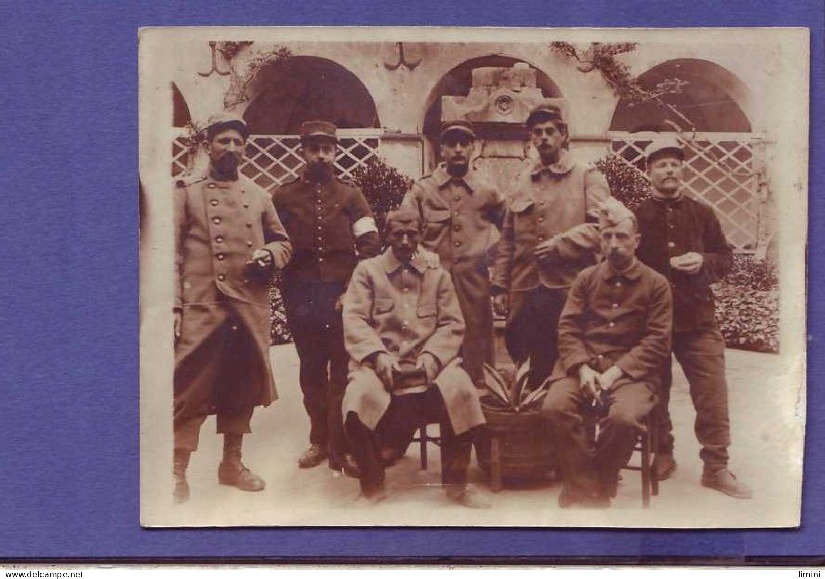 GUERRE 14/18 - GROUPE De MILITAIRE POSANT-  - War 1914-18