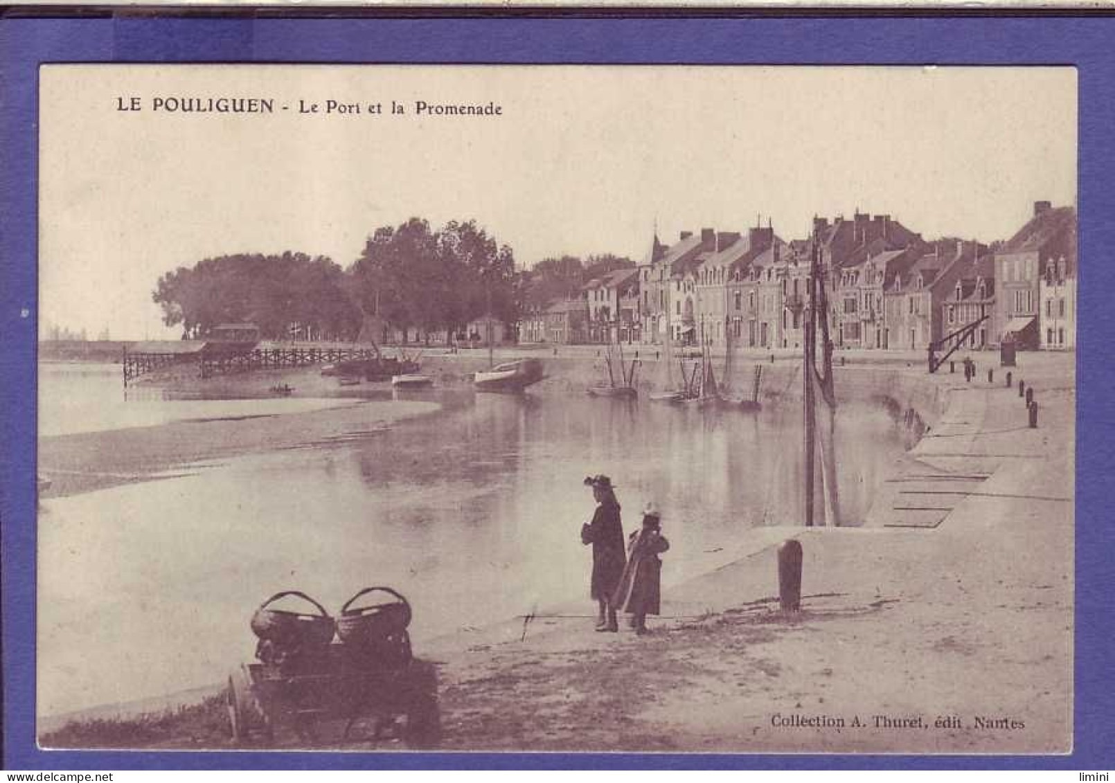 44  - LE POULIGUEN - Le PORT Et La PROMENADE - ANIMÉE - - Le Pouliguen