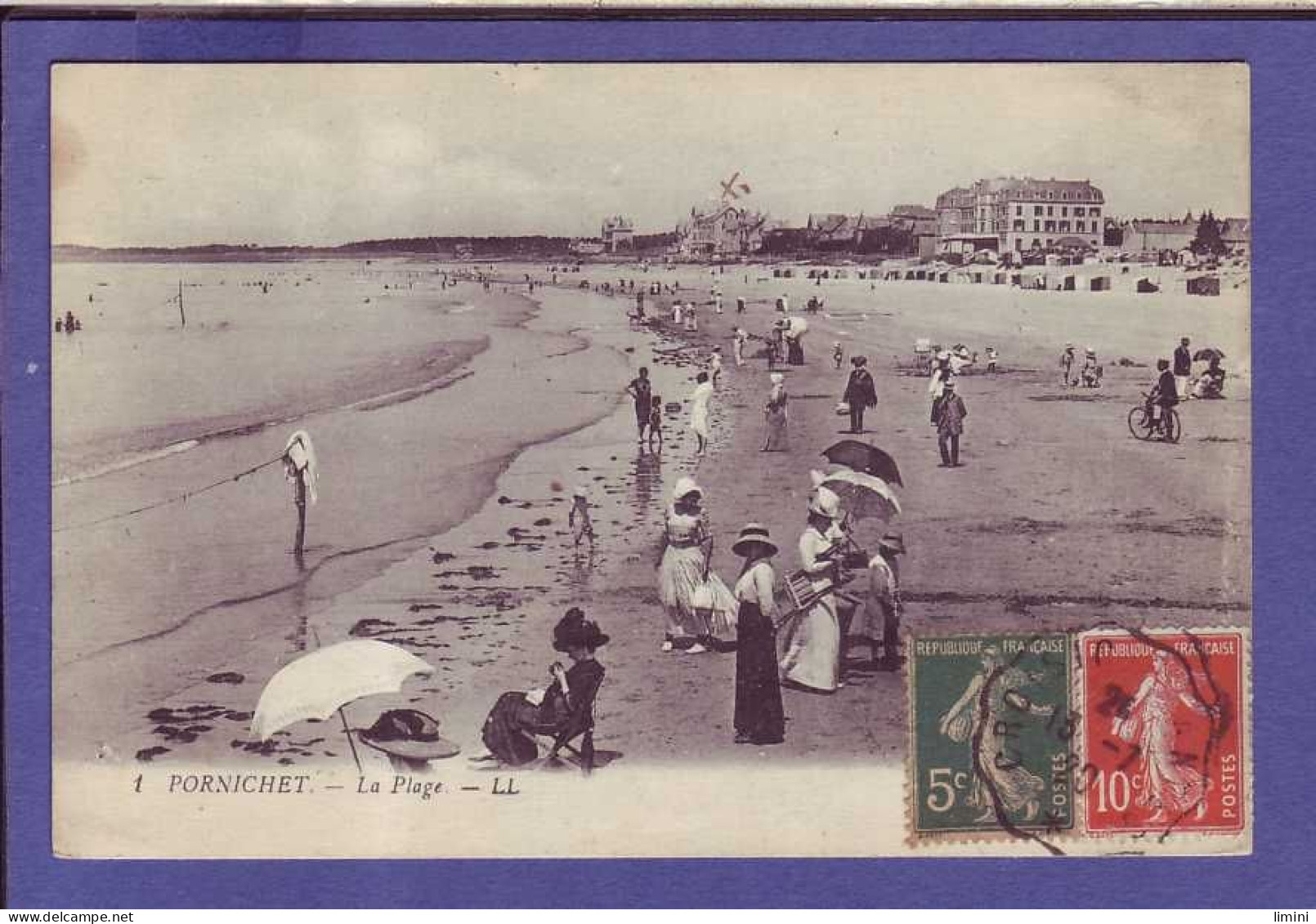 44 - PORNICHET - PLAGE - ANIMÉE - PANORAMA -  - Pornichet