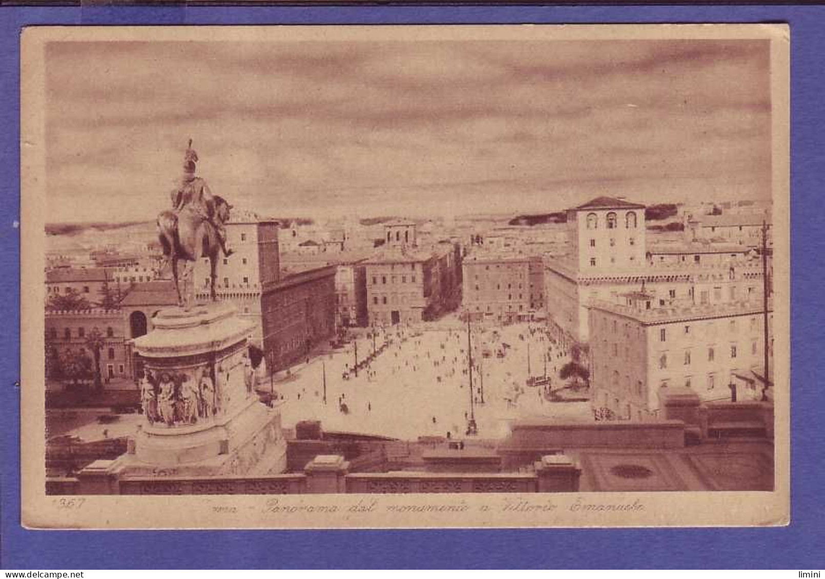 ITALIE - ROME - PANORAMA DAL MONUMENTO  VITTORIO EMANUELE - - Mehransichten, Panoramakarten