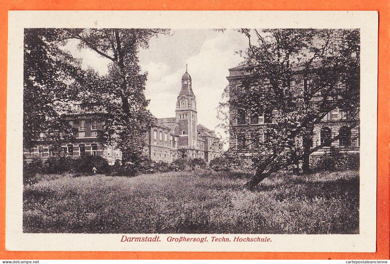 38907 / ⭐ ◉  (•◡•) DARMSTADT Hessen ◉ Grossherzogl. Techn. HOCHSCHULE 1910s  ◉ STEINIGER Hofbuchhandlung Mainz 7812 - Darmstadt