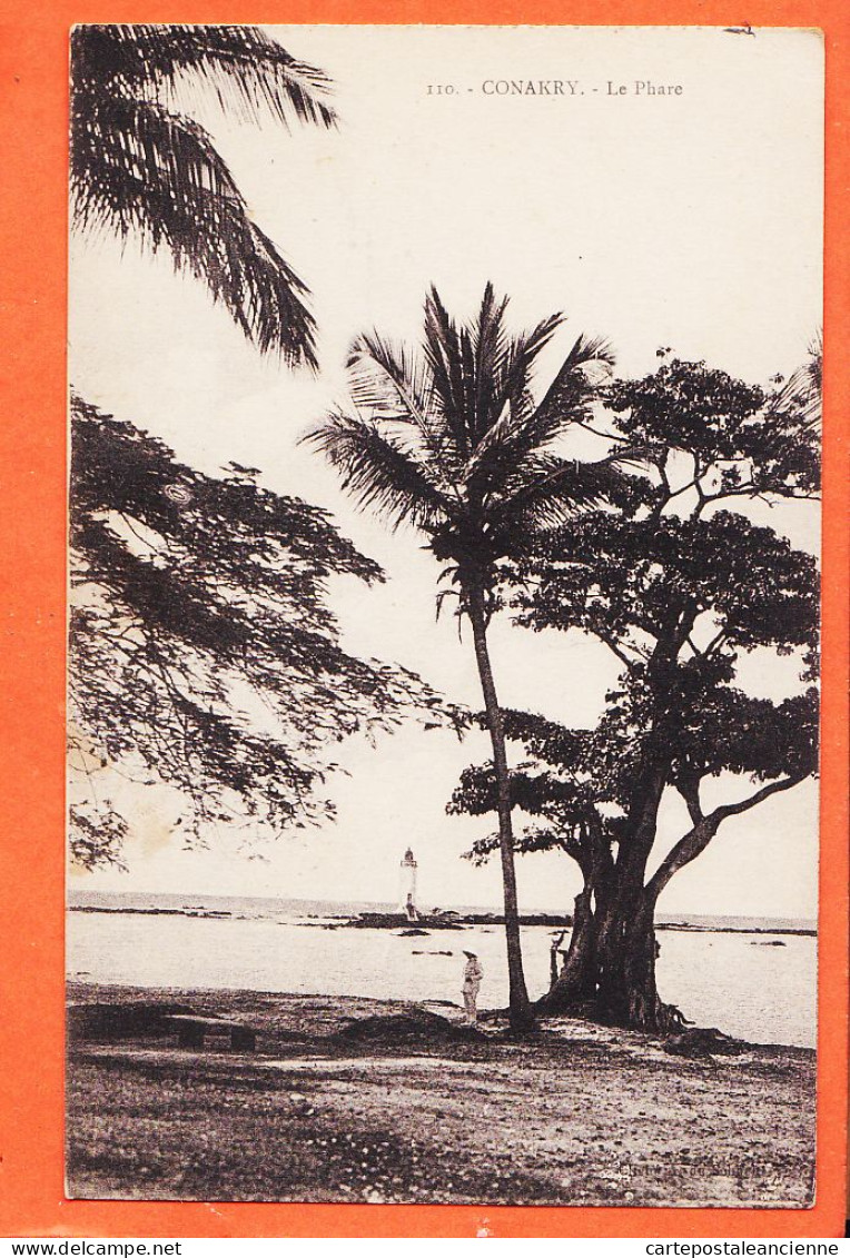 38617 / ⭐ ◉  (•◡•) CONAKRY Guinée Francaise  ◉  Phare Lighthouse  1910s ◉  N°110 - French Guinea