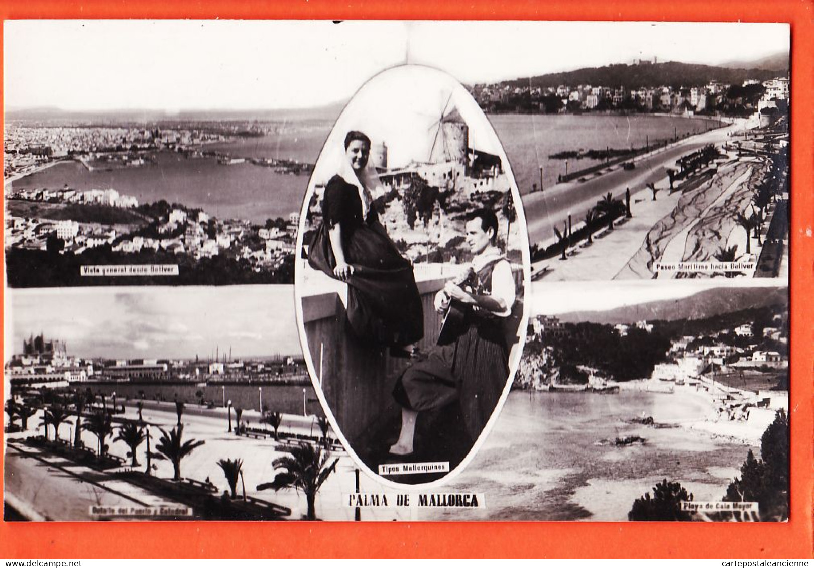 38671 /⭐ ◉ MALLORCA Islas Baleares ◉ Multivues Tipos Mallorquines  1950s ◉ Photo-Bromure ARRIBAS Zaragoza - Mallorca