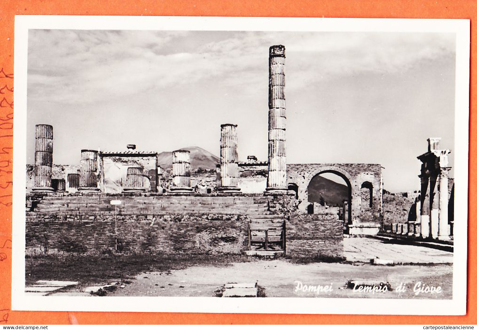 38668 /⭐ ◉ POMPEI Campania  ◉ Tempio DI GIOVE Temple JUPITER Tempel ZEUS 1950s  ◉  Photo-Bromure Bromofoto - Pompei