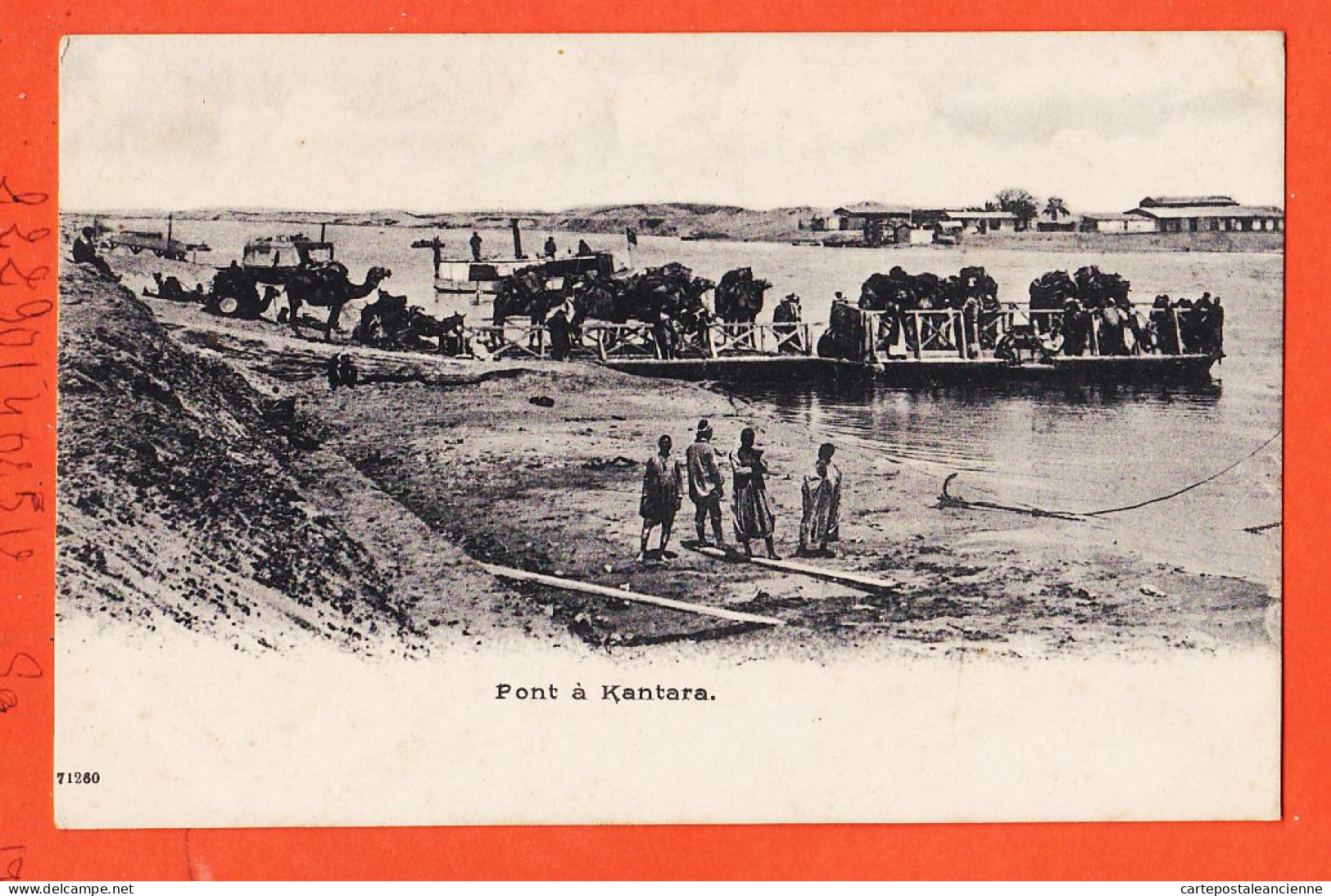 38931 / ⭐ KANTARA Egypte Pont Embarcadere Bac Passage Caravane Chameau Canal De SUEZ 1900s Egypt N° 71260 - Sues