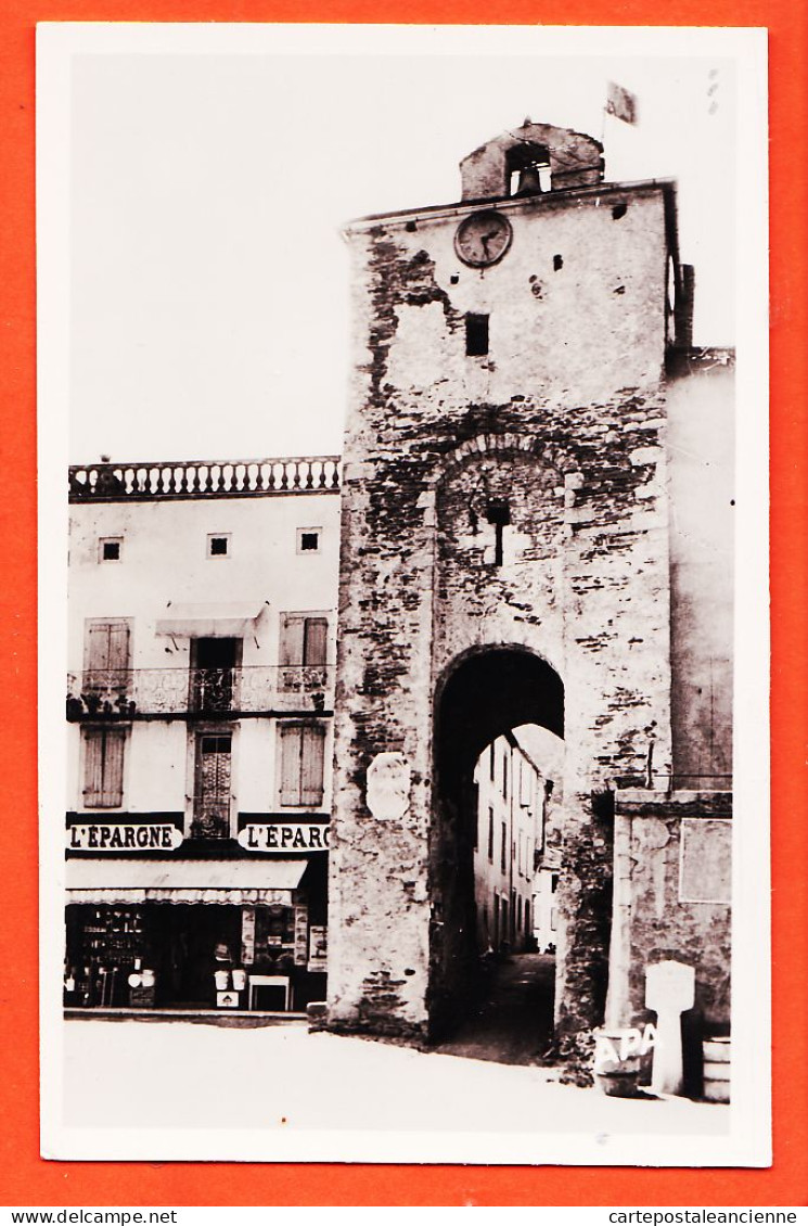 38886 / ⭐ VABRE 81-Tarn Epicerie L' EPARGNE Et Horloge Place De La Mairie 1940s Photo-Bromure APA-POUX 14 - Vabre