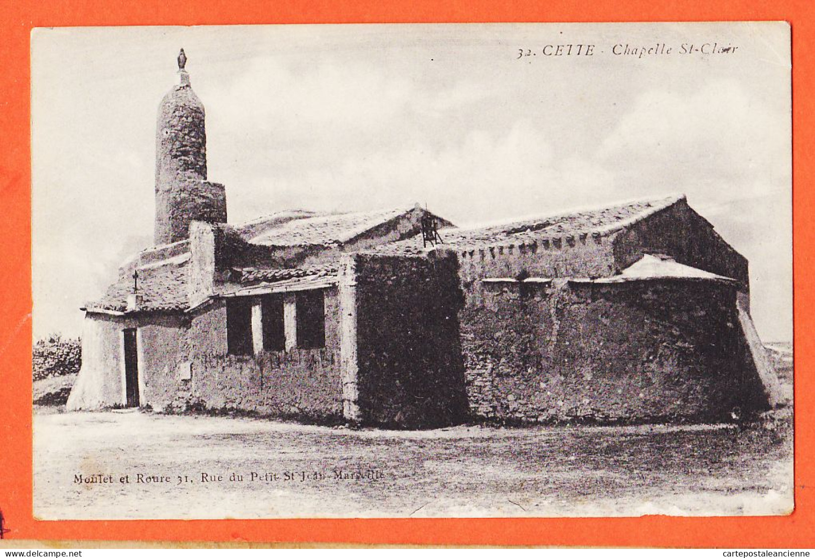 38518 / ⭐ 34-CETTE Sete Chapelle SAINT-CLAIR St 1915 à Marius BOUTET Secteur 140 53e Infanterie Perpignan / MOULET ROURE - Sete (Cette)