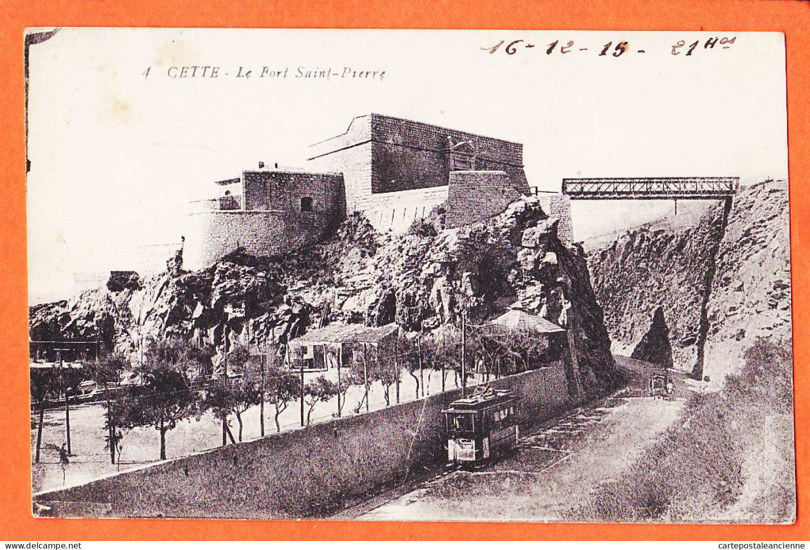 38517 / ⭐ CETTE Sète 34-Hérault Le FORT SAINT-PIERRE 1915 De Marius 326e Reg à Elisa BOUTET Mercerie Port-Vendres - Sete (Cette)