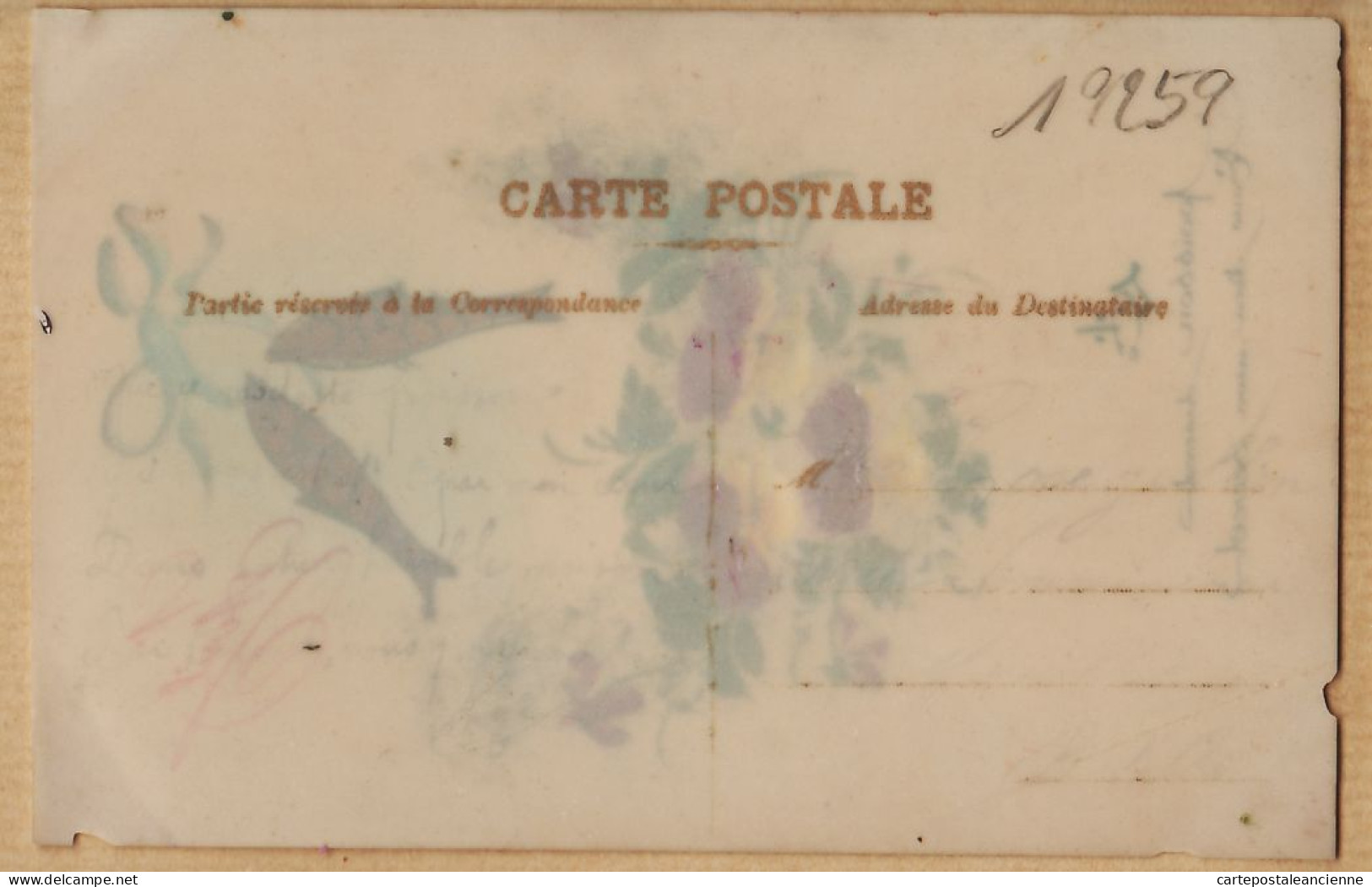 38728  / ⭐ Carte Peinte Main Sur CELLULOÏD POISSON 1er Premier AVRIL Discret Secret 1915s CpaWW1 - 1° Aprile (pesce Di Aprile)