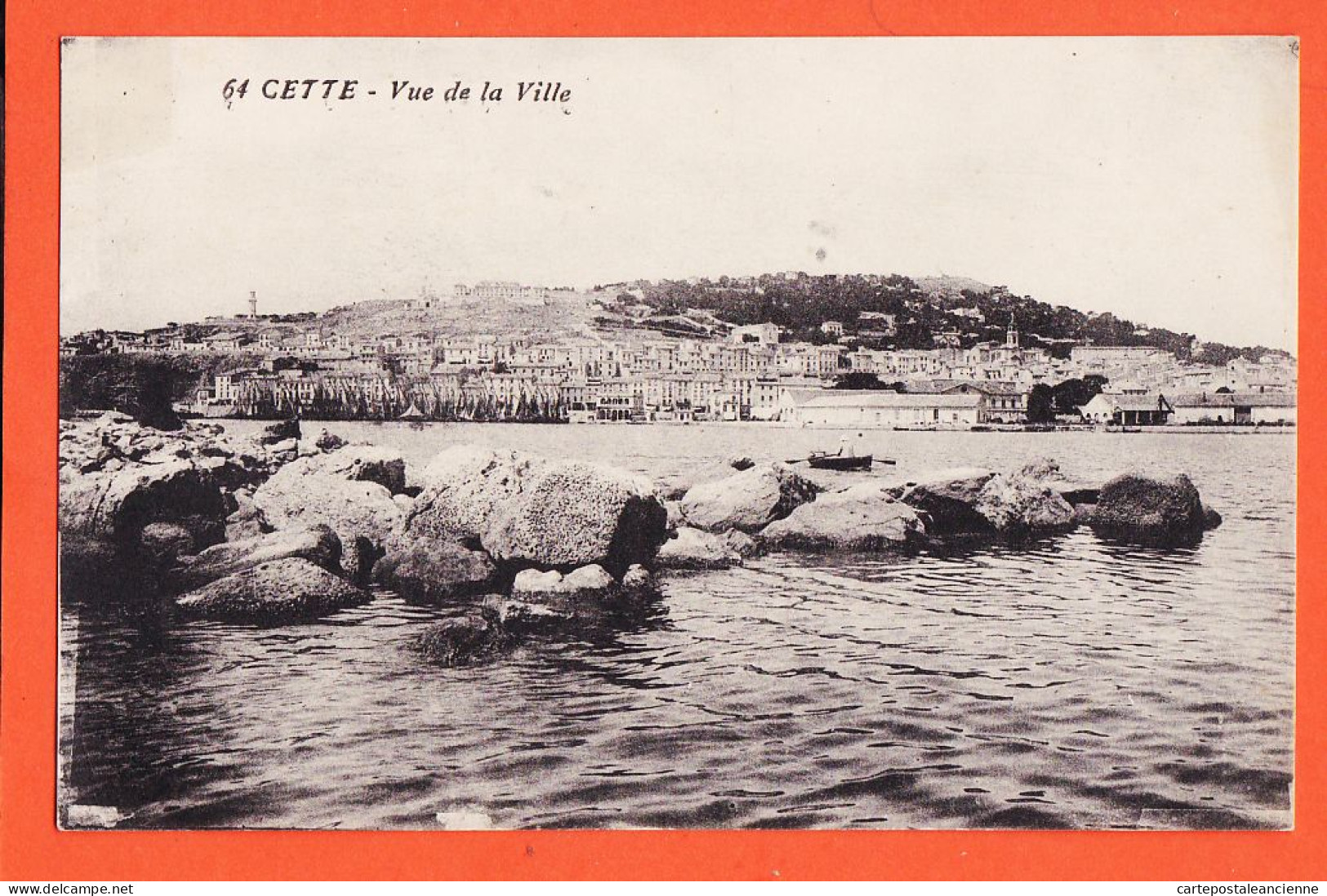 38519 / ⭐ CETTE Sète 34-Hérault Vue De La Ville ( Au Fond Montagne SAINT-CLAIR ) St 1910s N° 64 - Sete (Cette)
