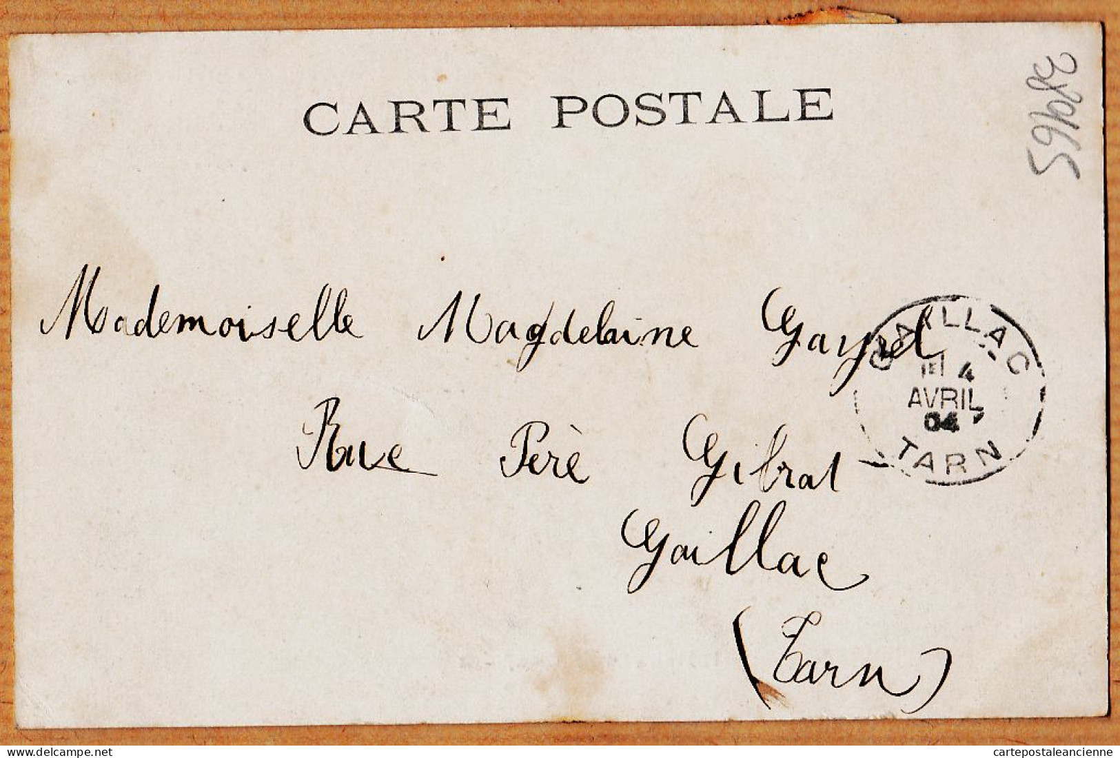 38702  / ⭐ Histoire D'un Oeuf Qui Roule Enfants Poussent 4 Avril 1904 à Magdeleine GAYREL Rue Père Gibrat Gaillac -CCCC - Ostern