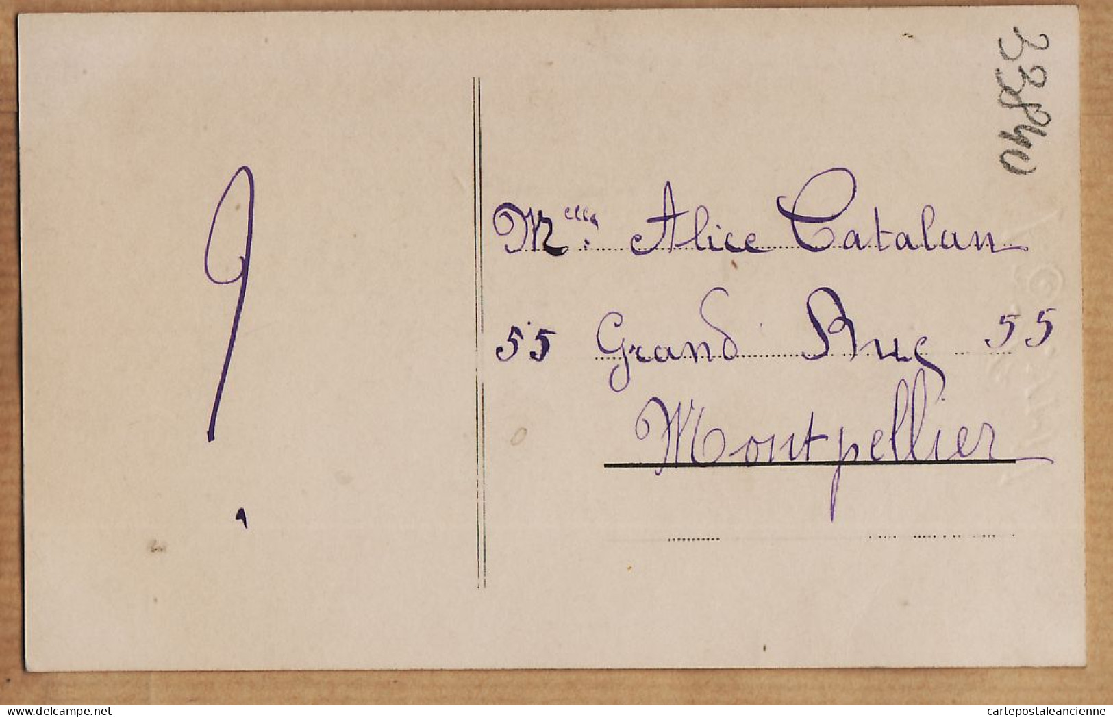 38782  / ⭐ POISSON 1ER AVRIL Poissonnière Marchande 1910s à Alice CATALAN Grand-Rue MONTPELLIER Hérault-W Paris 304 - Erster April