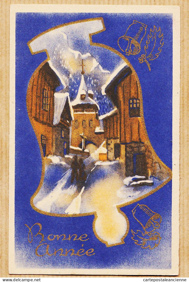 38759  / ⭐ BONNE ANNEE Cloches 1910s -M.D Paris Série 1075 - Neujahr