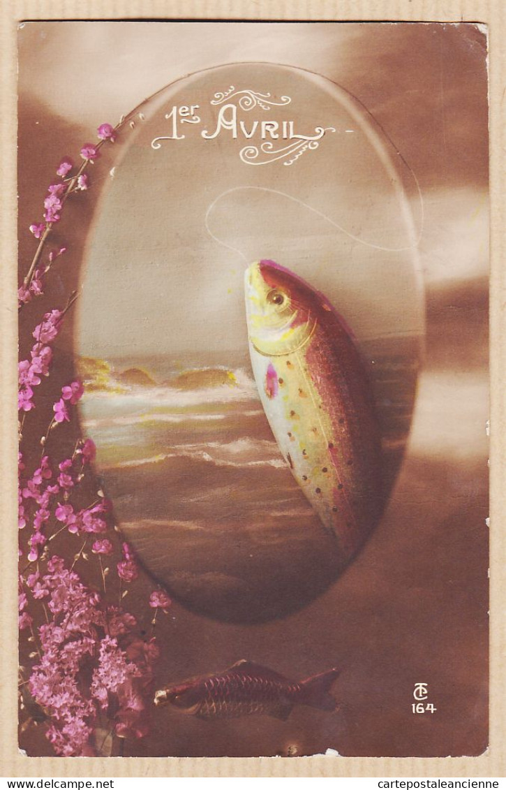 38784  / ⭐ Poisson 1er AVRIL 1916 CpaWW1 à HUGUET Fernande Massannes Par Ribautes-Les-Tavernes Gard- TC 164 - 1° Aprile (pesce Di Aprile)