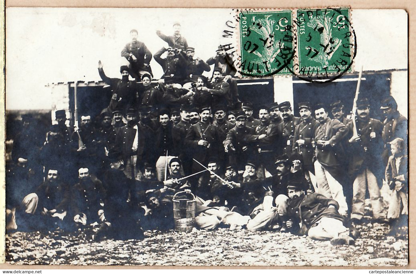 38895 / ⭐ ♥️ BOUISSIERES Réservistes Du TARN à Félix ALBY Mazamet Après Tir MADELEINE MONTPELLIER-Carte-Photo GALDIN - Mazamet