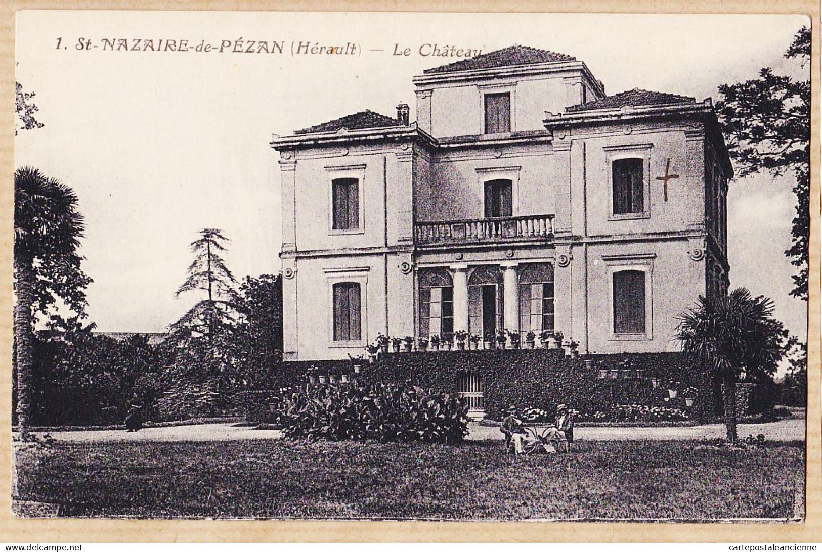 38635 / ⭐ ◉  (•◡•) Etat Parfait - SAINT-NAZAIRE-de-PEZAN Hérault Le Château 1910s St - Other & Unclassified