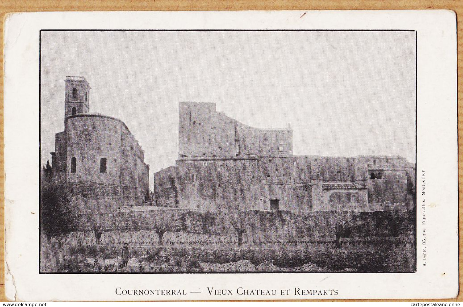 38655 / ⭐ ♥️ Peu Commun COURNONTERRAL 34-Herault Vieux Chateau Et Remparts 1905 à Le ESPEROU Bordeaux - DORTE - Autres & Non Classés