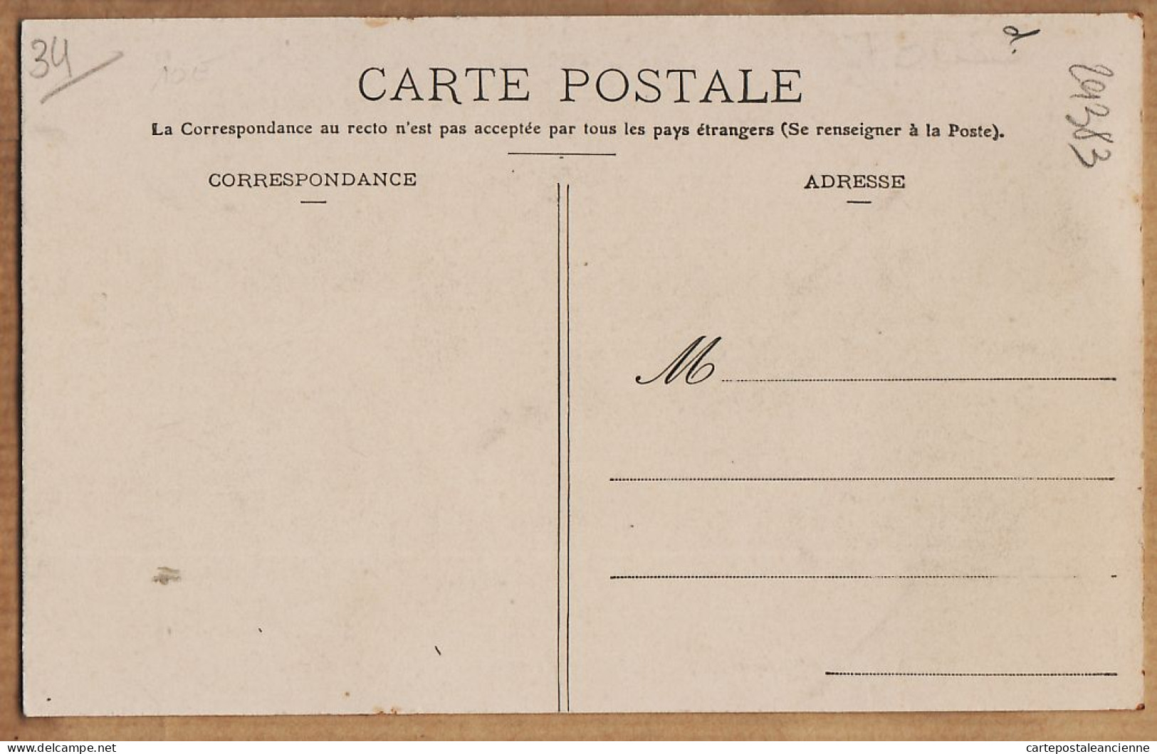 38629 / ⭐ ♥️  SERVIAN Hérault Inondations 1907 Visite Présidentielle Président FALLIERES Venant Visiter Blessés J.L.R - Other & Unclassified