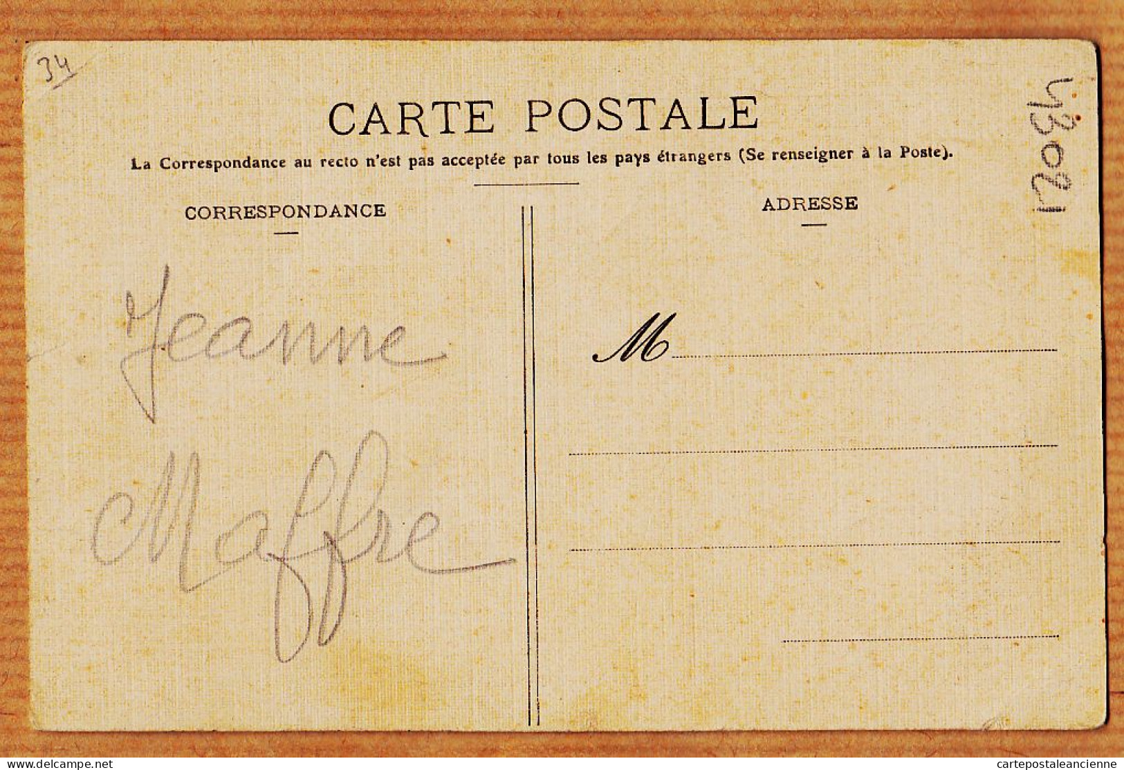 38622 / ⭐ ♥️ CRUZY Avenue De QUARANTE Animation Villageoise 1910s Jeanne MAFFRE Carte Toilée DUSSEAU - Other & Unclassified