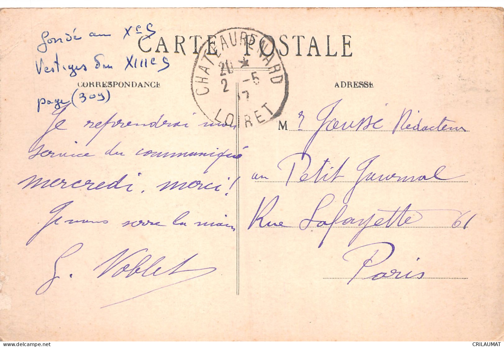 45-CHATEAU RENARD-N°5137-B/0089 - Altri & Non Classificati