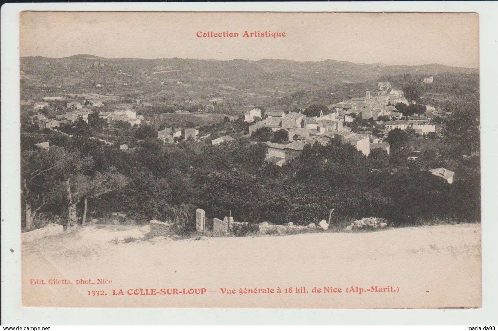 LA COLLE SUR LOUP - ALPES MARITIMES - VUE GENERALE - Altri & Non Classificati