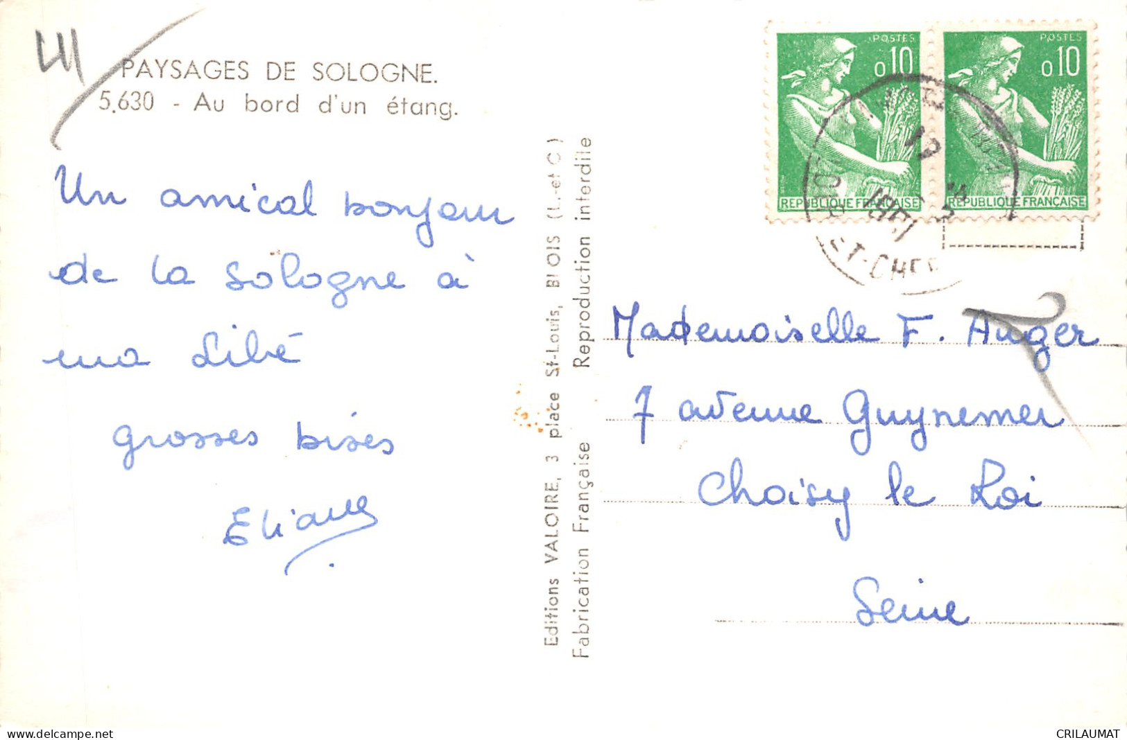 41-SOLOGNE-N°5137-A/0307 - Other & Unclassified