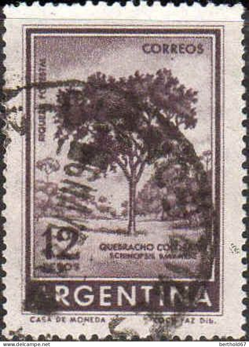 Argentine Poste Obl Yv: 606B Mi:678I Richera Forestal Quebracho (Beau Cachet Rond) - Gebruikt