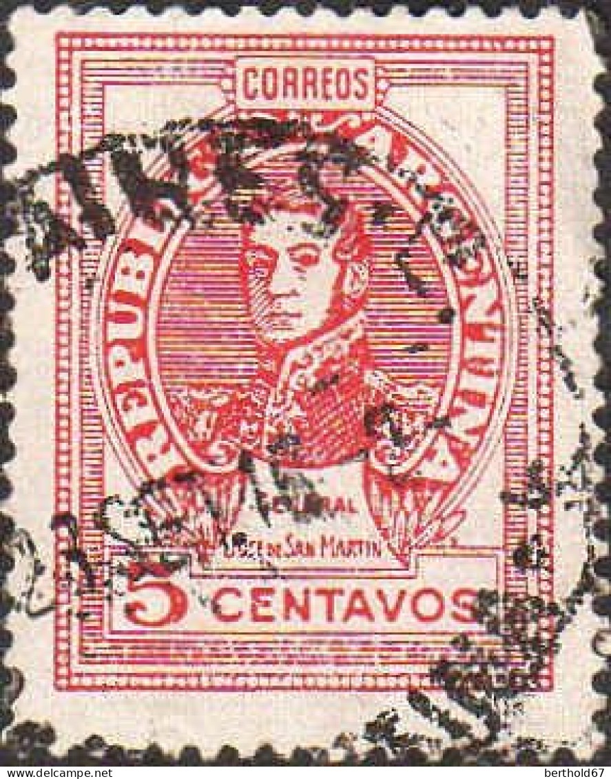 Argentine Poste Obl Yv: 462 Mi:524IY General Luce De San Martin (TB Cachet Rond) - Used Stamps