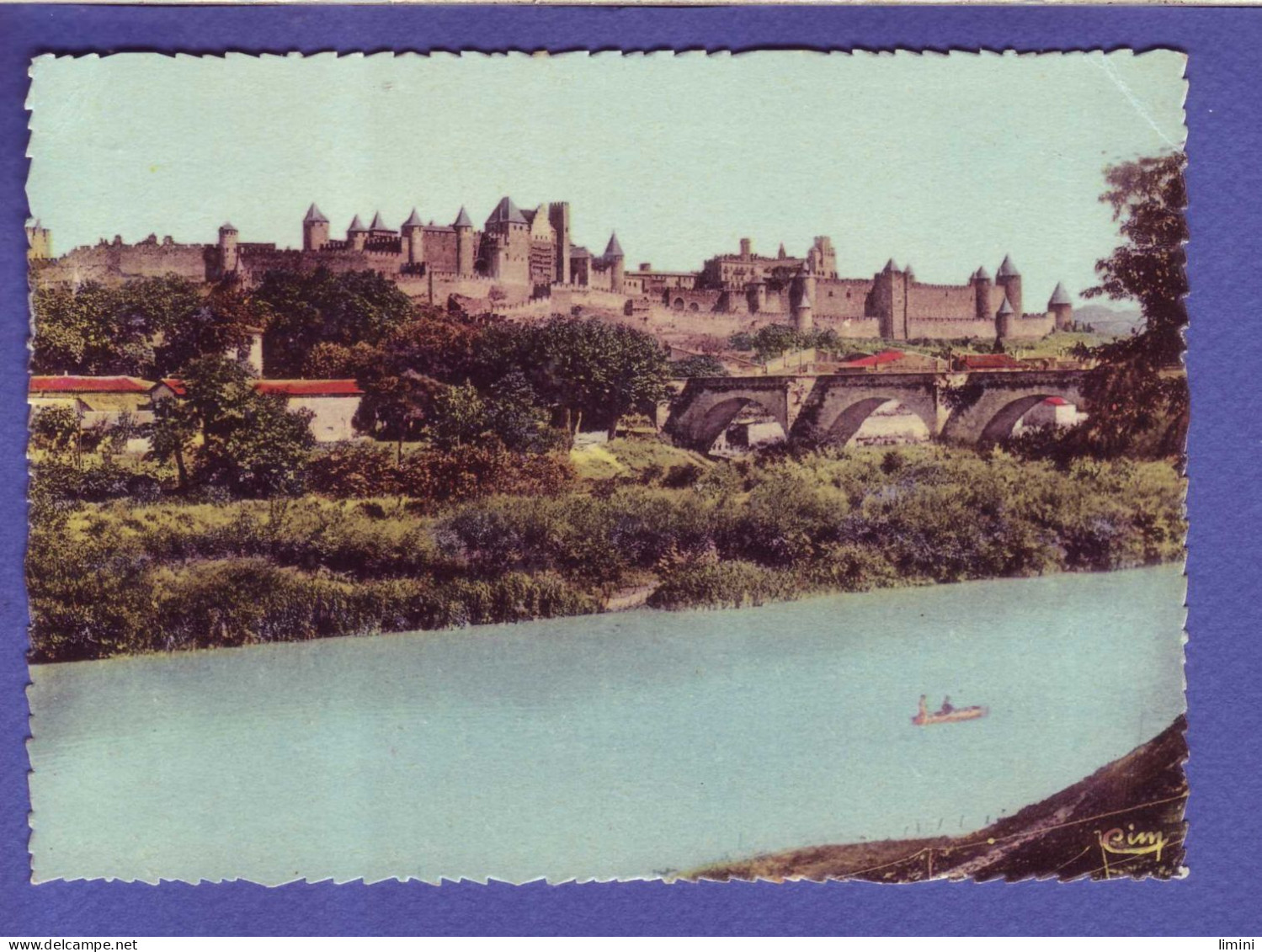 11 - CARCASSONNE - CITÉ VUE Des BORDS De L'AUDE - ' - Carcassonne