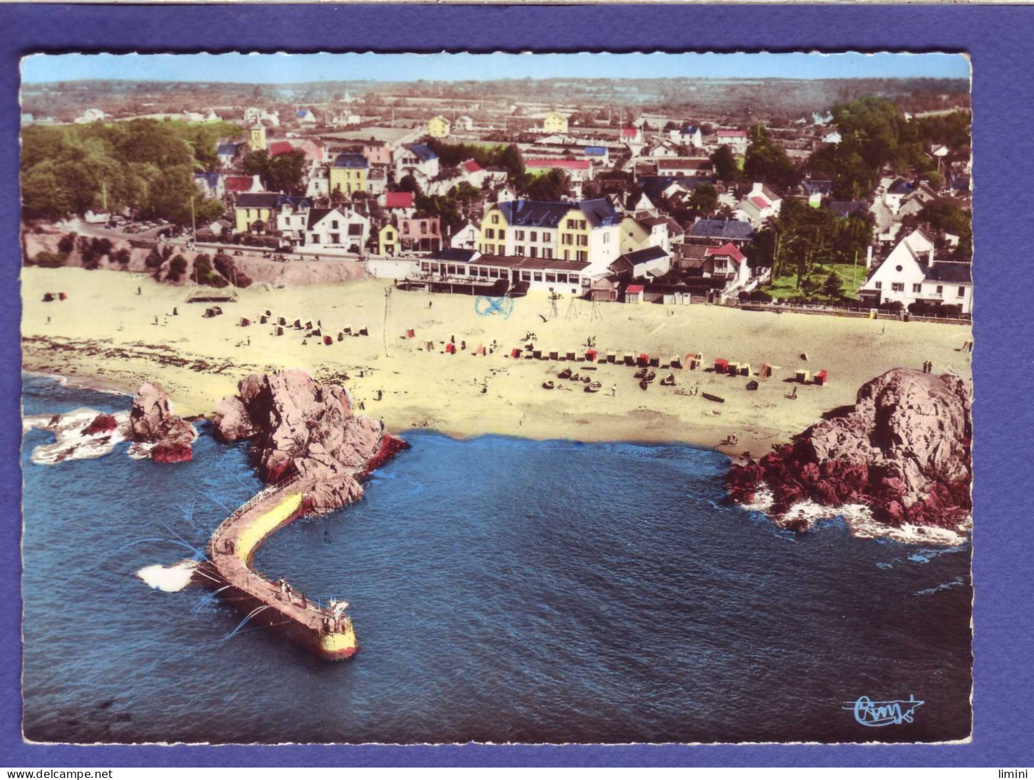 44 - SAINT MARC Sur MER - VUE AÉRIENNE De LA PLAGE Et Du VILLAGE -  - Autres & Non Classés