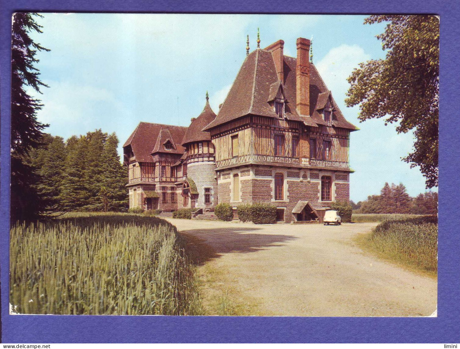 35 - PAIMPONT - CHATEAU De BROCÉLIANDE - AUTOMOBILE  4L - - Paimpont