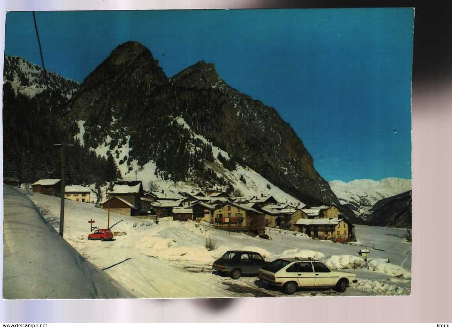 73 - PRALOGNAN - HAMEAU De La CROIX En HIVER - RENAULT 4 -  RENAULT 16 - SIMCA  1100 -  - Pralognan-la-Vanoise