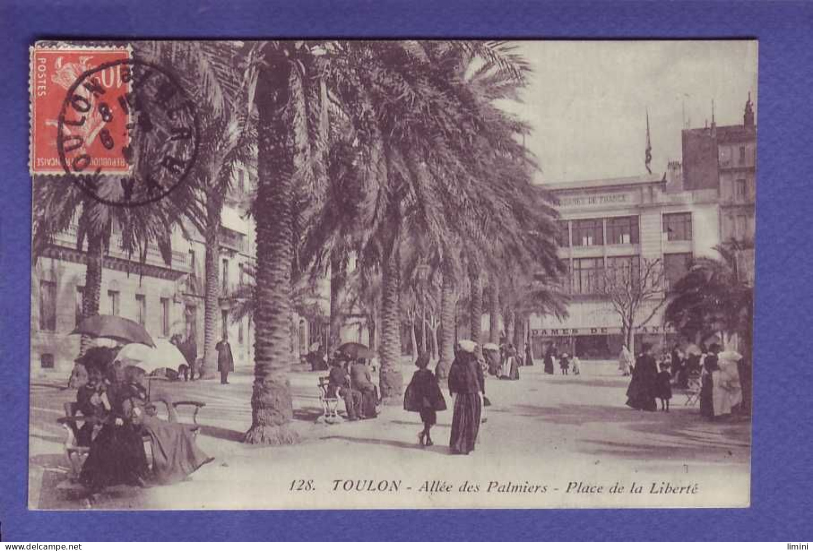 83 - TOULON - ALLÉE Des PALMIERS -PLACE De La LIBERTÉ - ANIMÉE - - Toulon