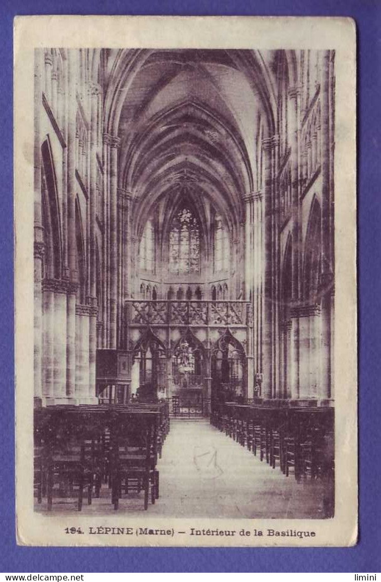 '51 - L''ÉPINE - BASILIQUE - INTÉRIEUR - ' - L'Epine