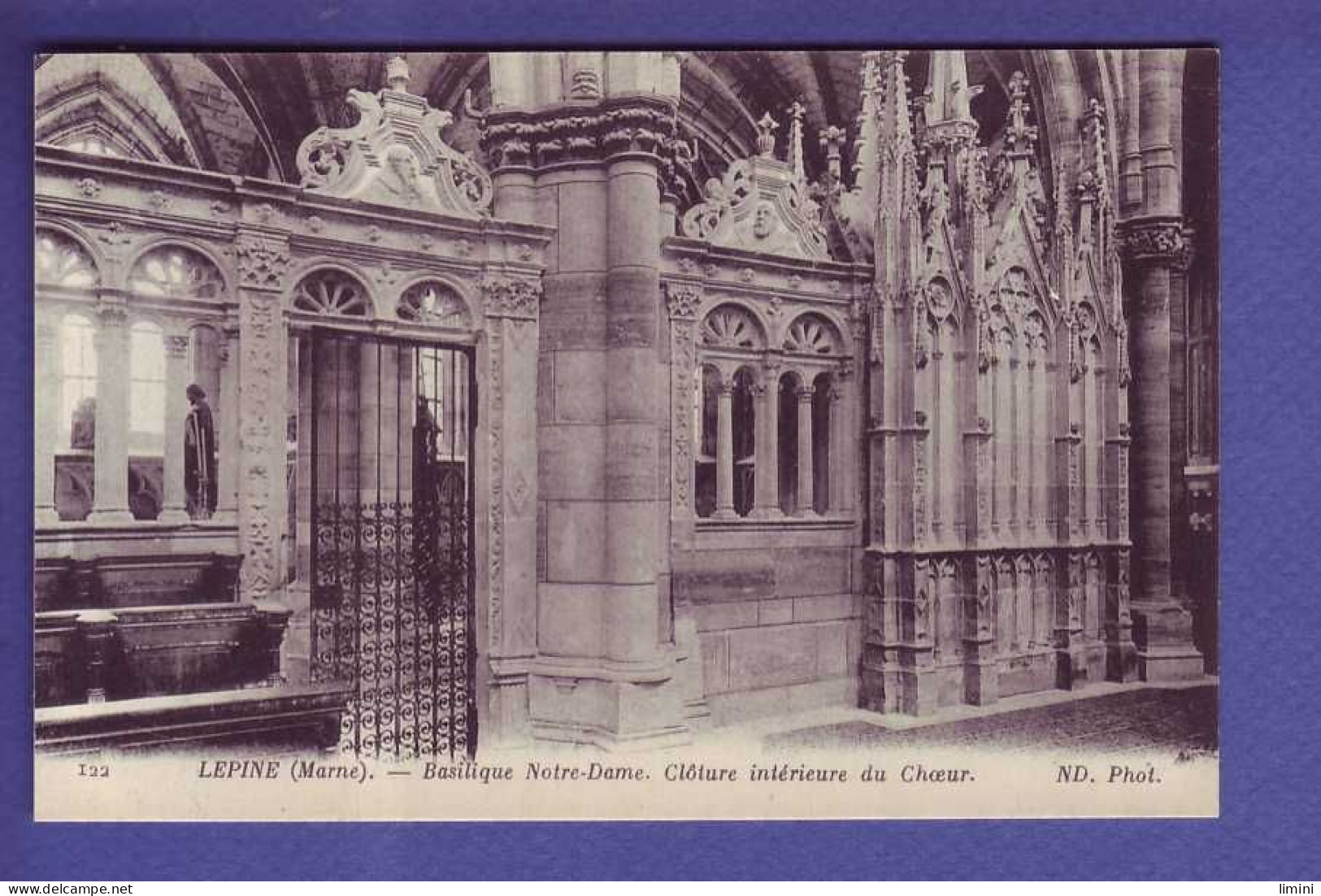 '51 - L''ÉPINE - BASILIQUE -  CLÔTURE INTERIEURE Du CHOEUR -' - L'Epine