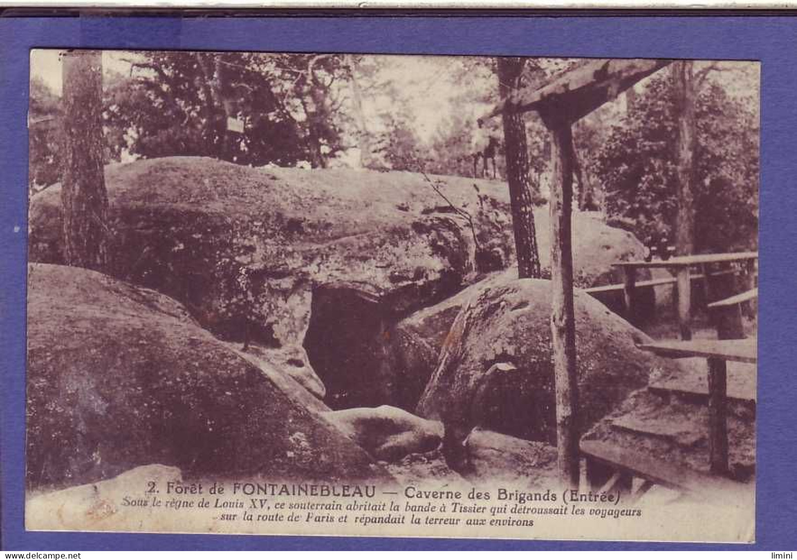 77 - FORÊT De FONTAINEBLEAU - CAVERNE Des BRIGANDS -   - Fontainebleau