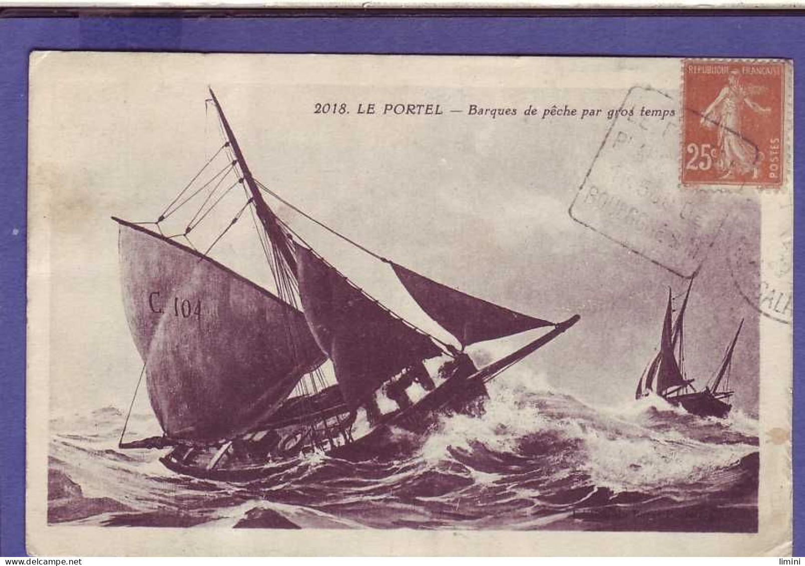 62 - LE PORTEL - BARQUES De PÊCHE Par GROS TEMPS -  - Le Portel