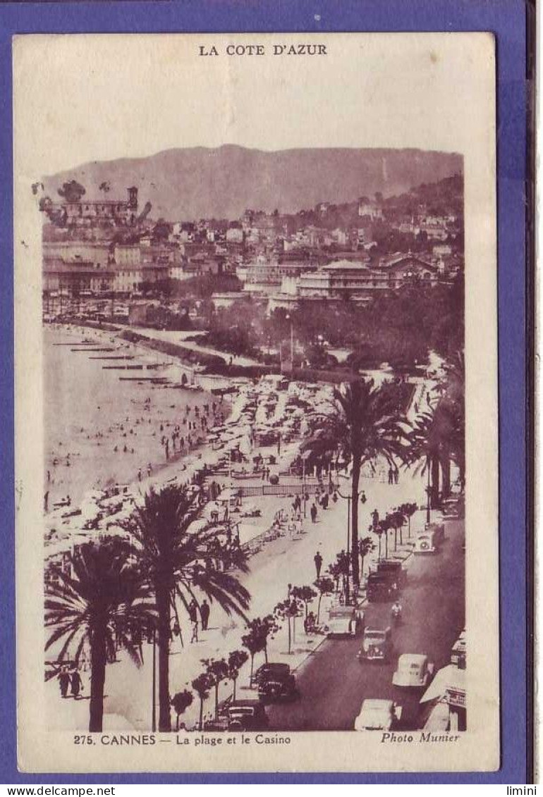 06 - CANNES - PLAGE Et Le CASINO -  - Cannes